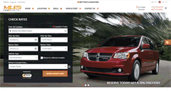 Desktop Screenshot of milescarrentalatlanta.com